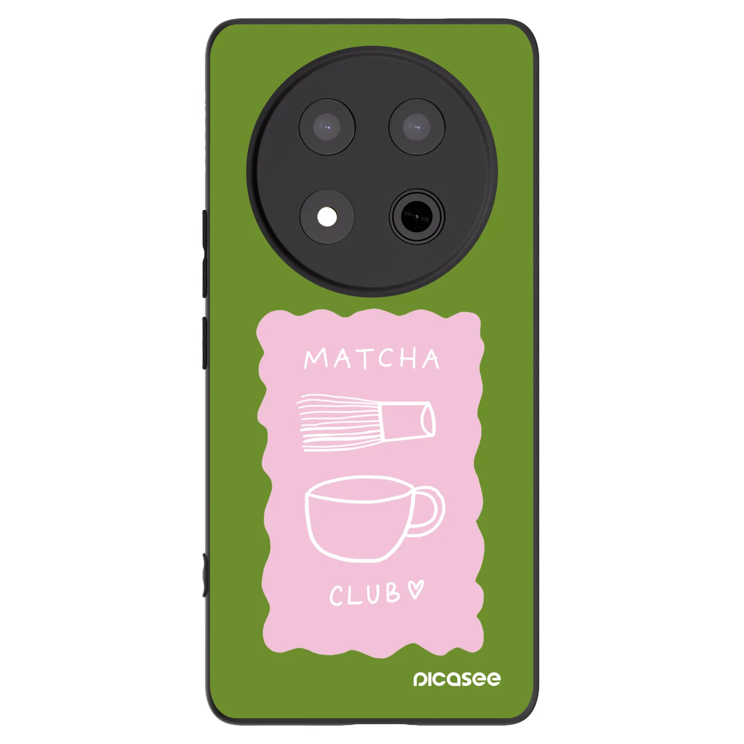 Picasee fekete szilikon tok az alábbi mobiltelefonokra Honor Magic7 Lite 5G - Matcha club