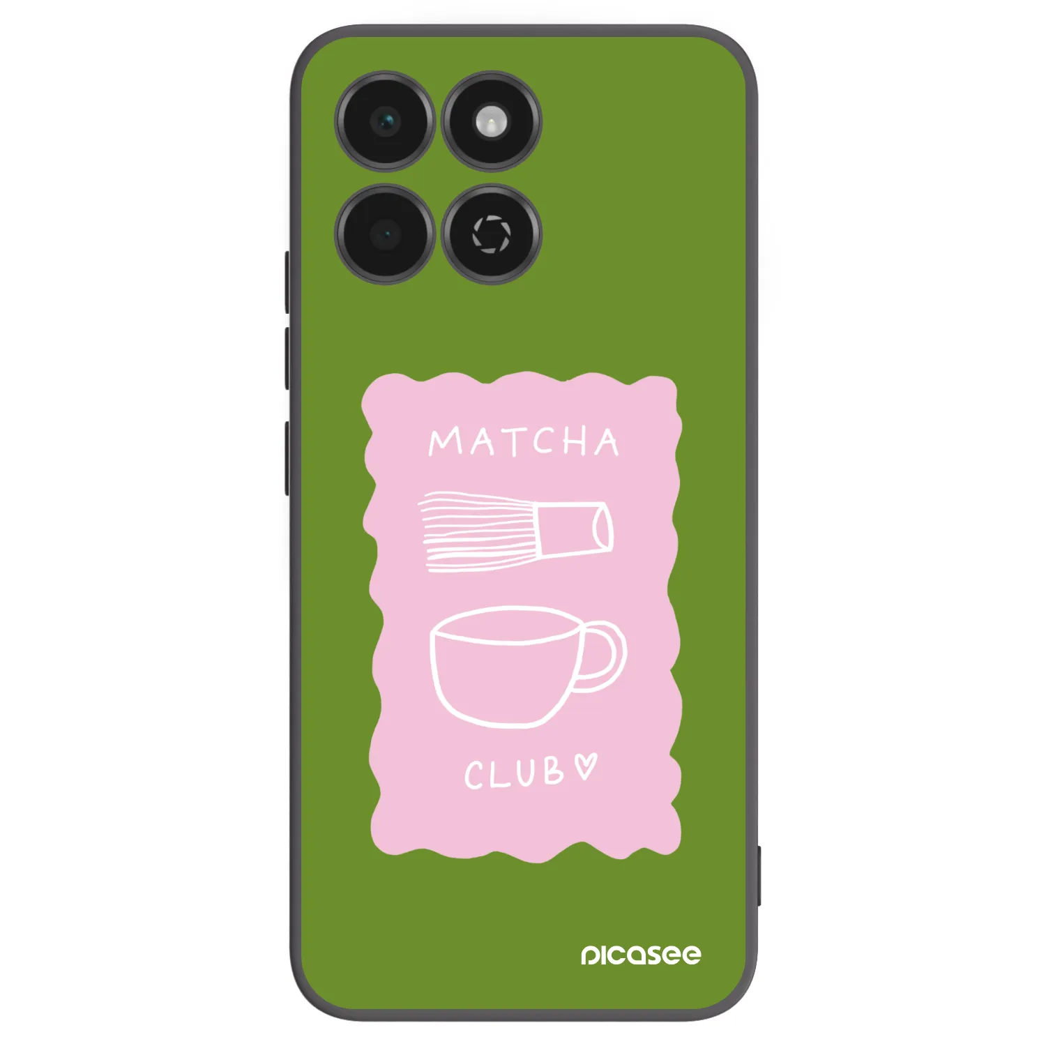 Picasee fekete szilikon tok az alábbi mobiltelefonokra Honor 200 Smart 5G - Matcha club