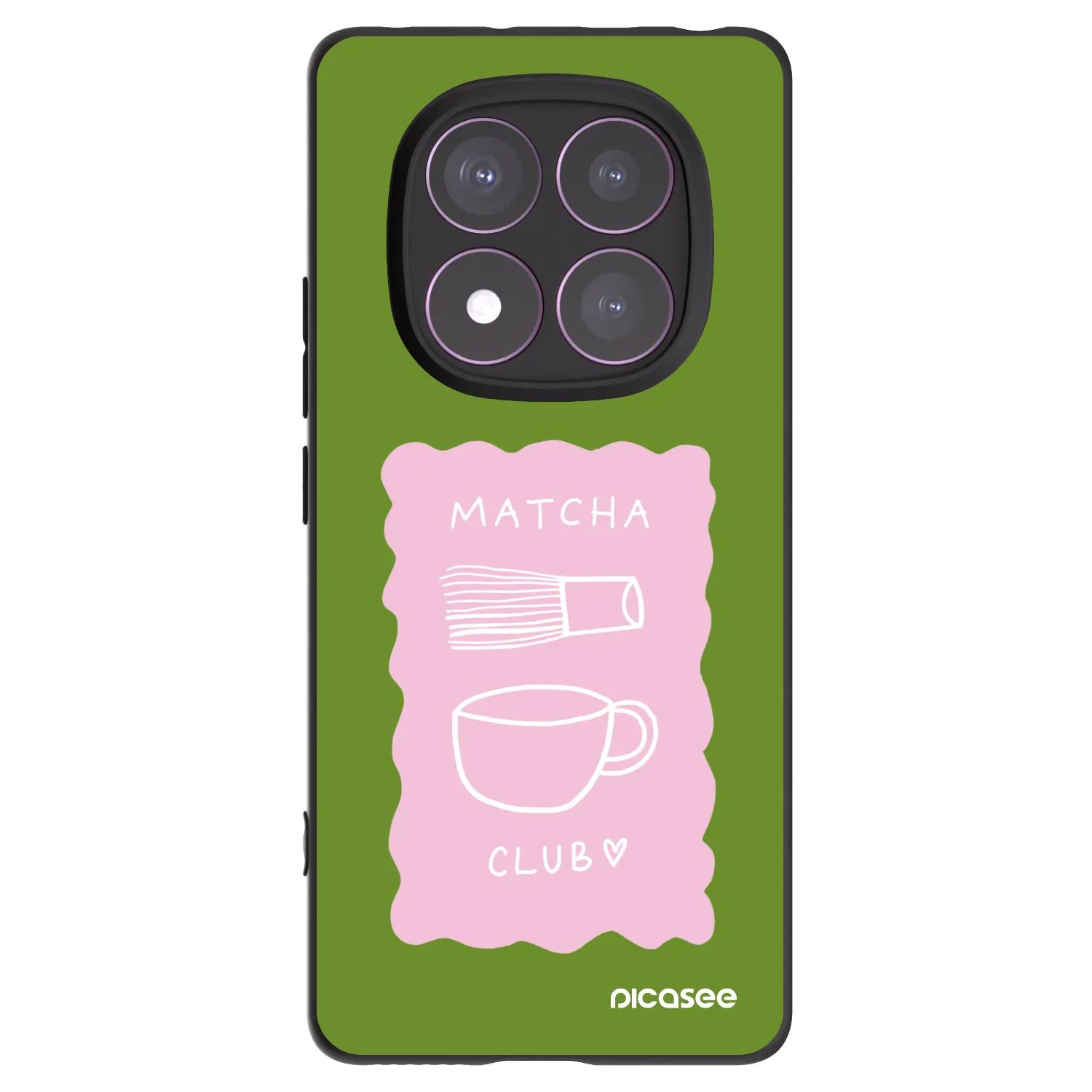 Picasee fekete szilikon tok az alábbi mobiltelefonokra Xiaomi Redmi Note 14 Pro 4G - Matcha club