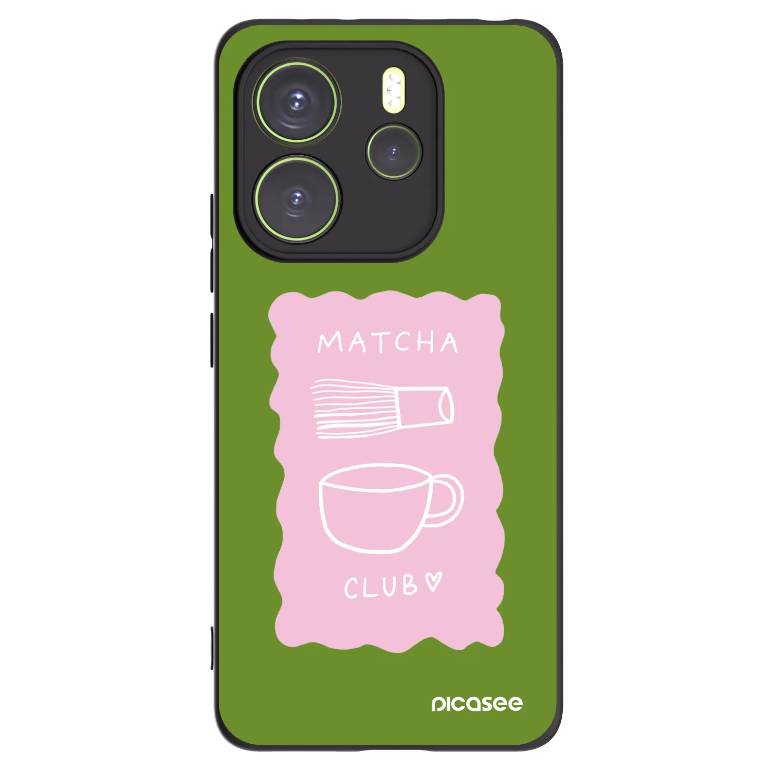 Picasee fekete szilikon tok az alábbi mobiltelefonokra Xiaomi Redmi Note 14 4G - Matcha club