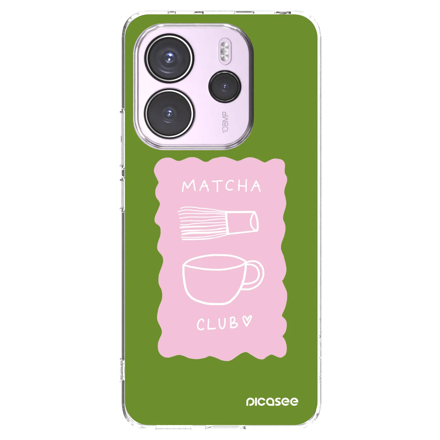 Picasee átlátszó szilikon tok az alábbi mobiltelefonokra Xiaomi Redmi Note 14 4G - Matcha club