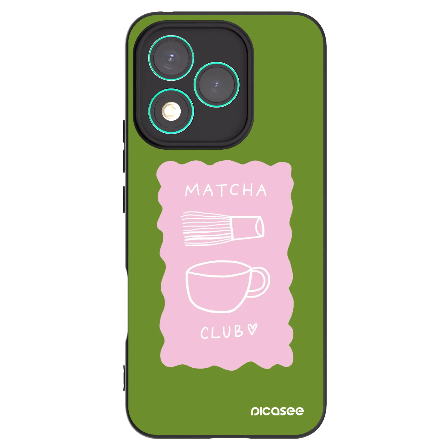Picasee fekete szilikon tok az alábbi mobiltelefonokra Honor 400 Lite 5G - Matcha club