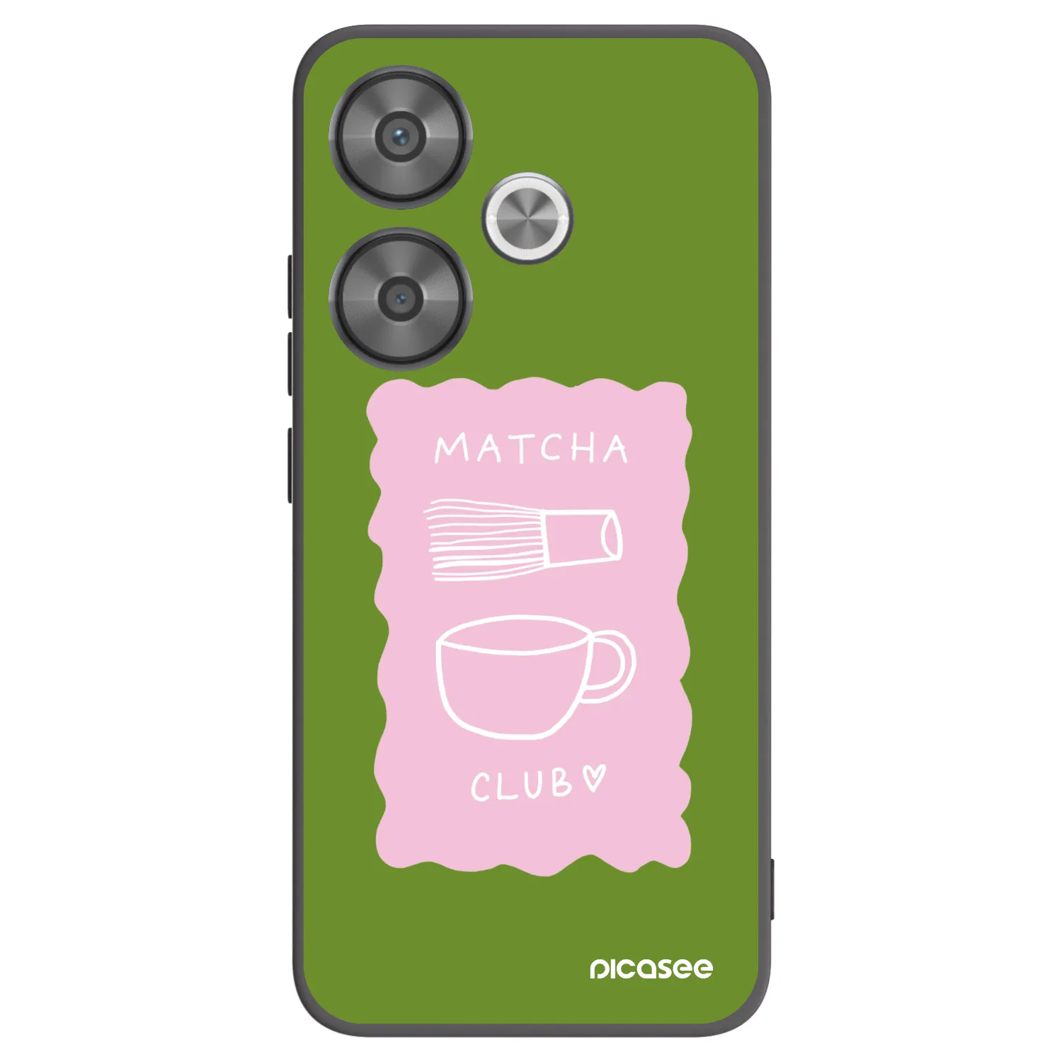 Picasee fekete szilikon tok az alábbi mobiltelefonokra Xiaomi Poco F6 - Matcha club