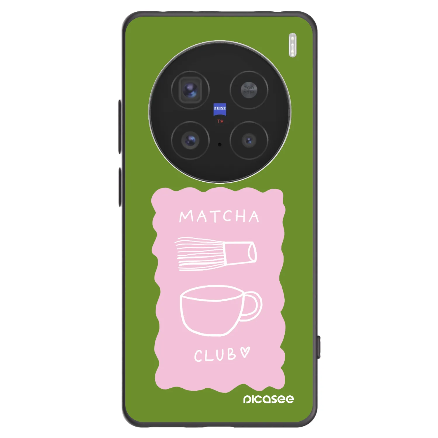 Picasee fekete szilikon tok az alábbi mobiltelefonokra Vivo X200 Pro - Matcha club