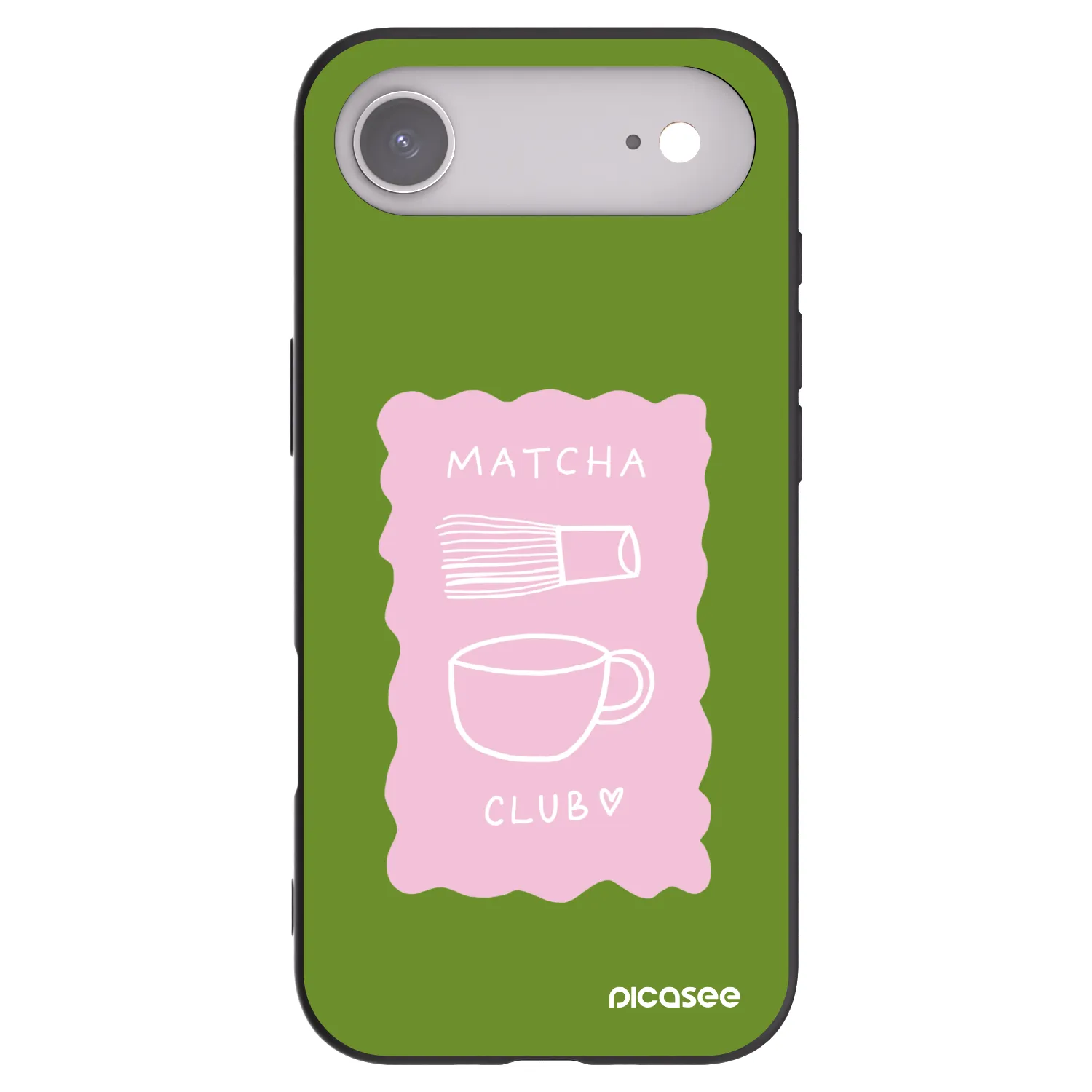 Picasee fekete szilikon tok az alábbi mobiltelefonokra Apple iPhone Air - Matcha club