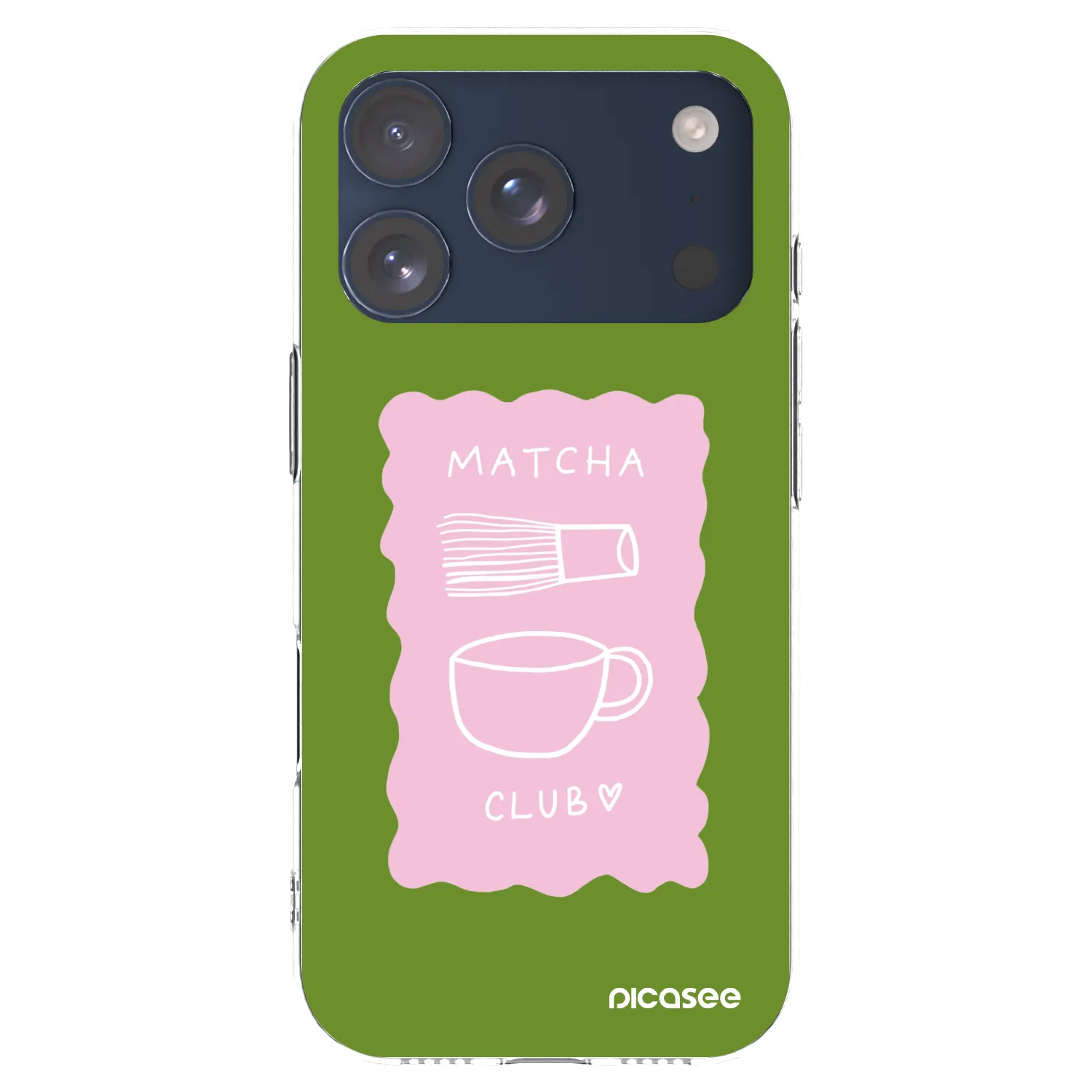 Picasee átlátszó szilikon tok az alábbi mobiltelefonokra Apple iPhone 17 Pro - Matcha club