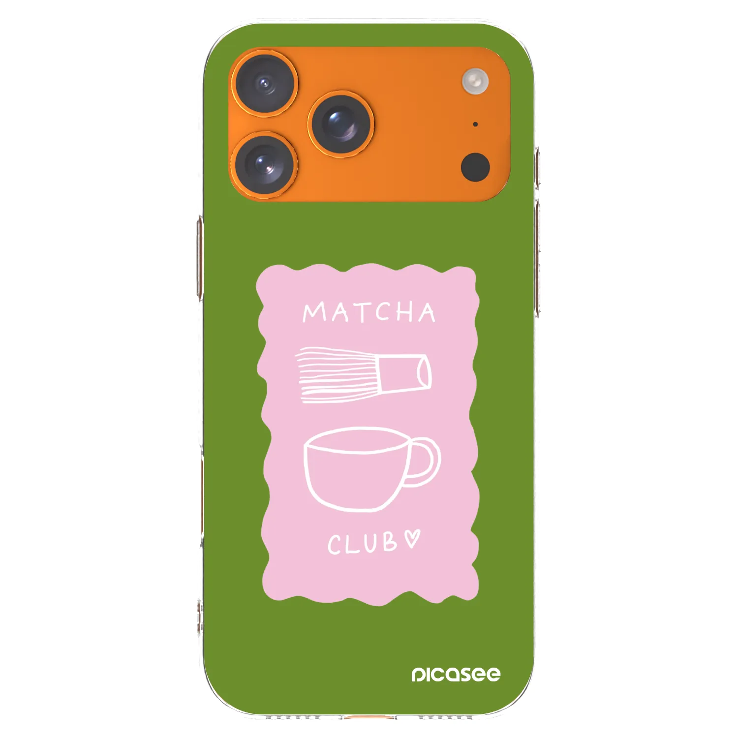 Picasee átlátszó szilikon tok az alábbi mobiltelefonokra Apple iPhone 17 Pro Max - Matcha club