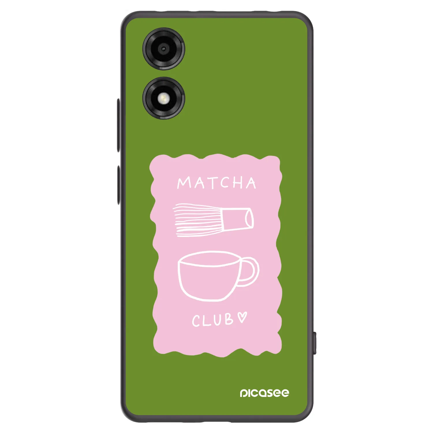 Picasee fekete szilikon tok az alábbi mobiltelefonokra Motorola Moto E14 - Matcha club