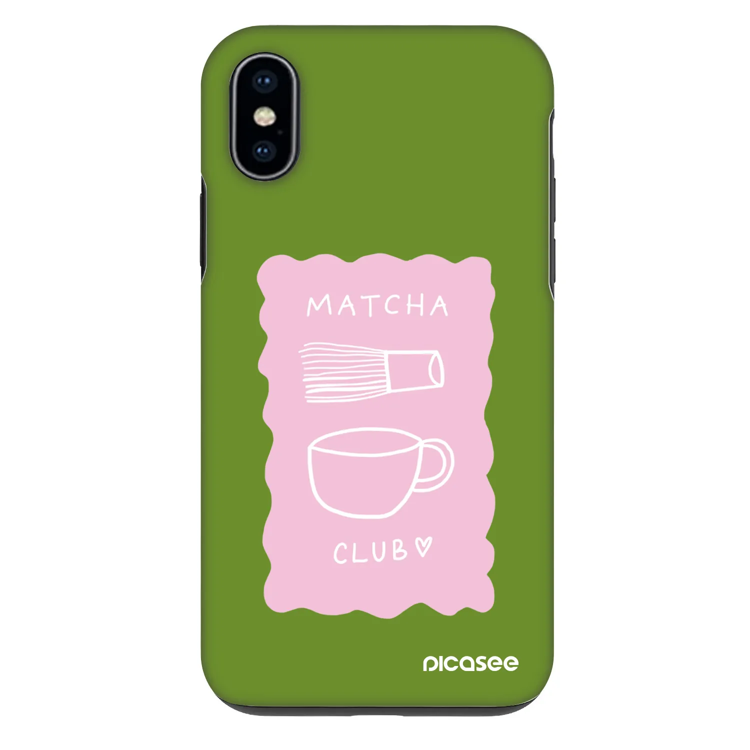 Picasee Fashion Case Apple iPhone X/XS - Matcha club