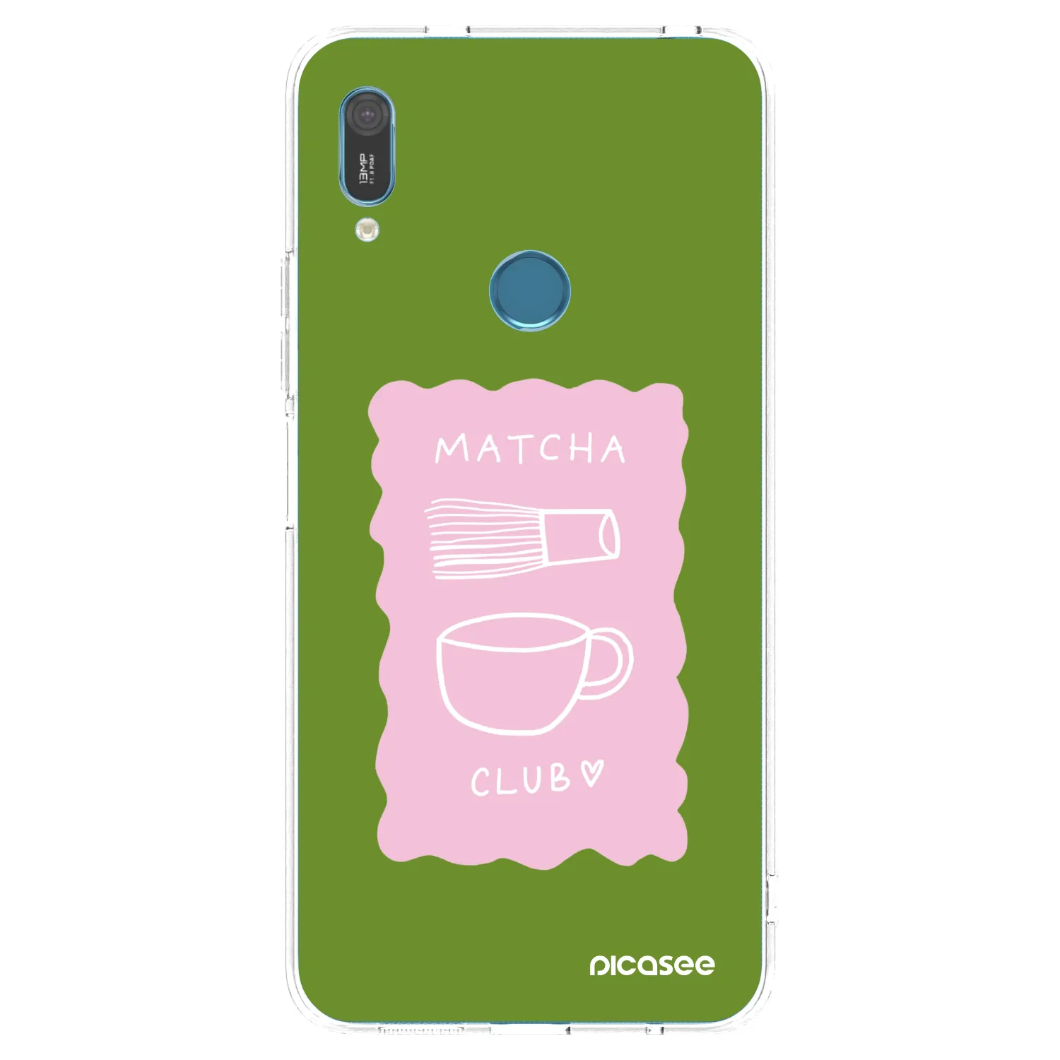 Picasee átlátszó szilikon tok az alábbi mobiltelefonokra Huawei Y6 2019 - Matcha club