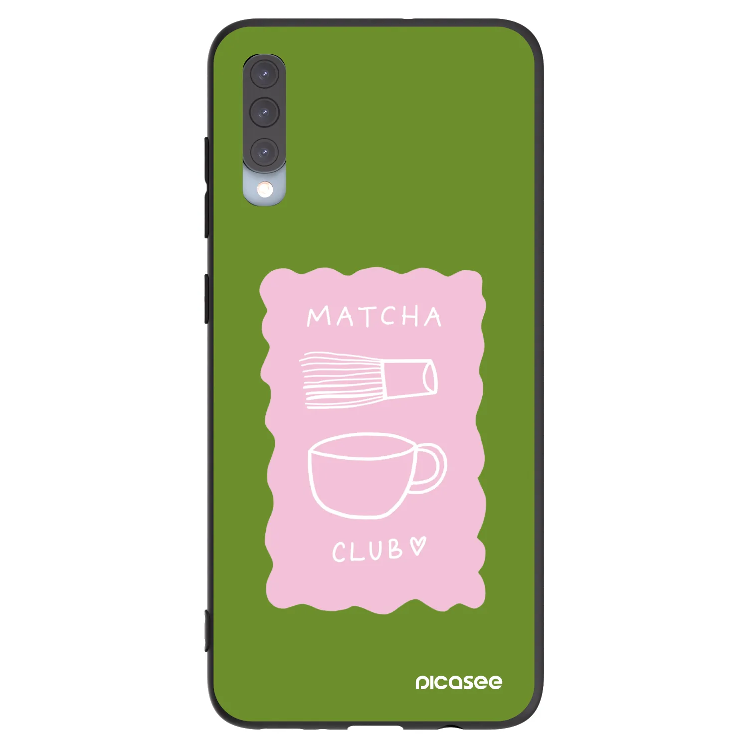 Picasee fekete szilikon tok az alábbi mobiltelefonokra Samsung Galaxy A70 A705F - Matcha club