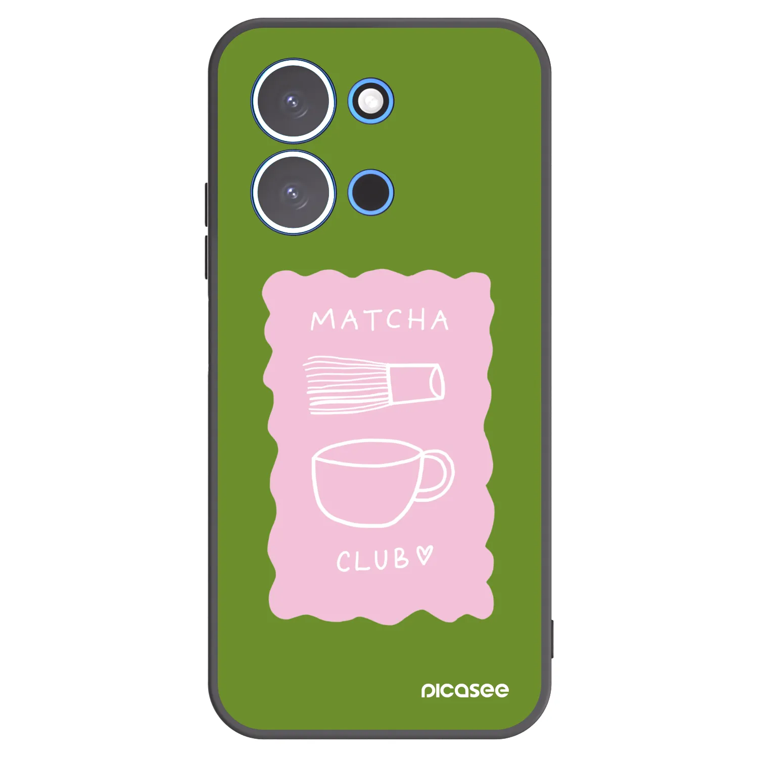 Picasee fekete szilikon tok az alábbi mobiltelefonokra Xiaomi Redmi 15C 4G - Matcha club