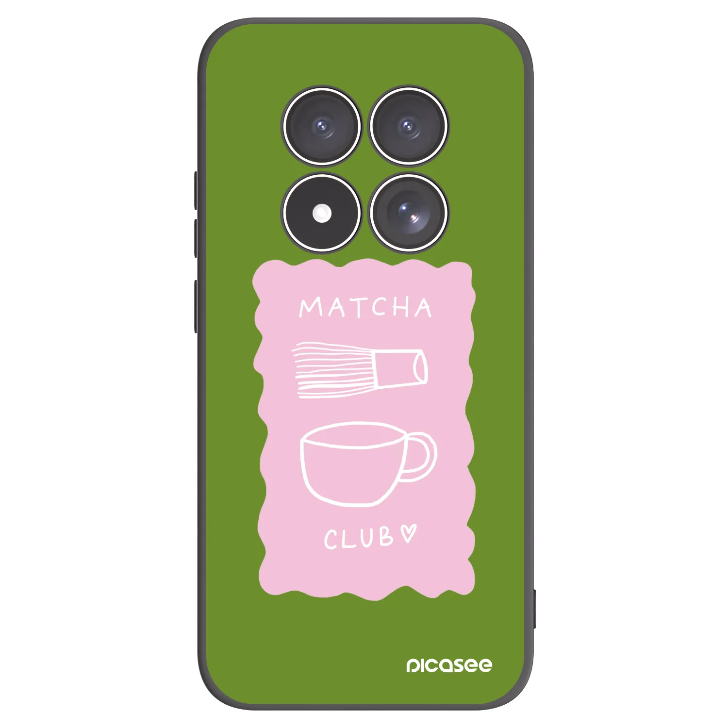 Picasee fekete szilikon tok az alábbi mobiltelefonokra Xiaomi Redmi Note 15 Pro 4G - Matcha club