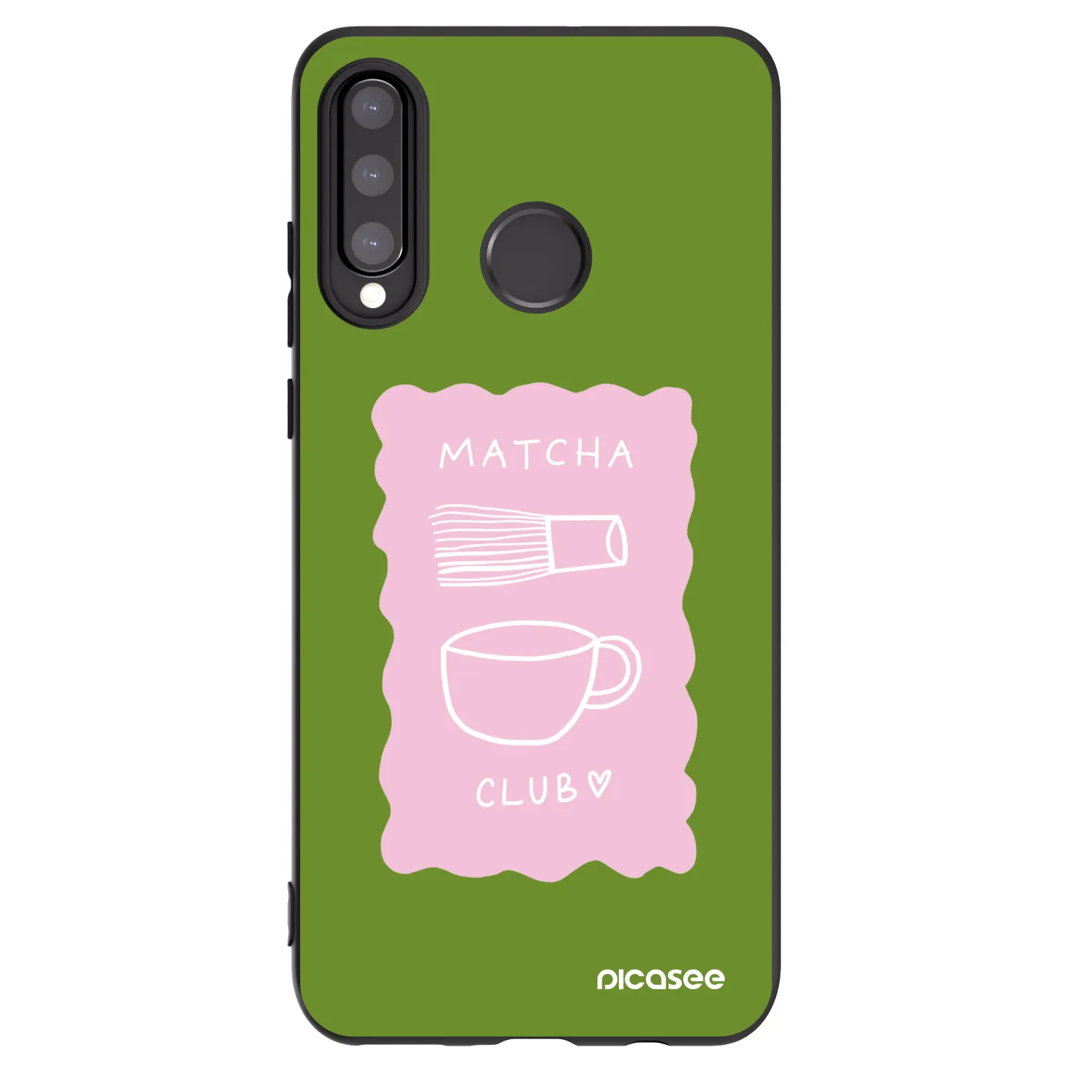 Picasee fekete szilikon tok az alábbi mobiltelefonokra Huawei P30 Lite - Matcha club