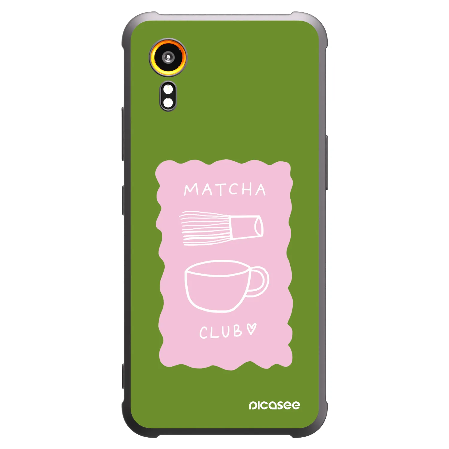 Picasee fekete szilikon tok az alábbi mobiltelefonokra Samsung Galaxy XCover 7 - Matcha club