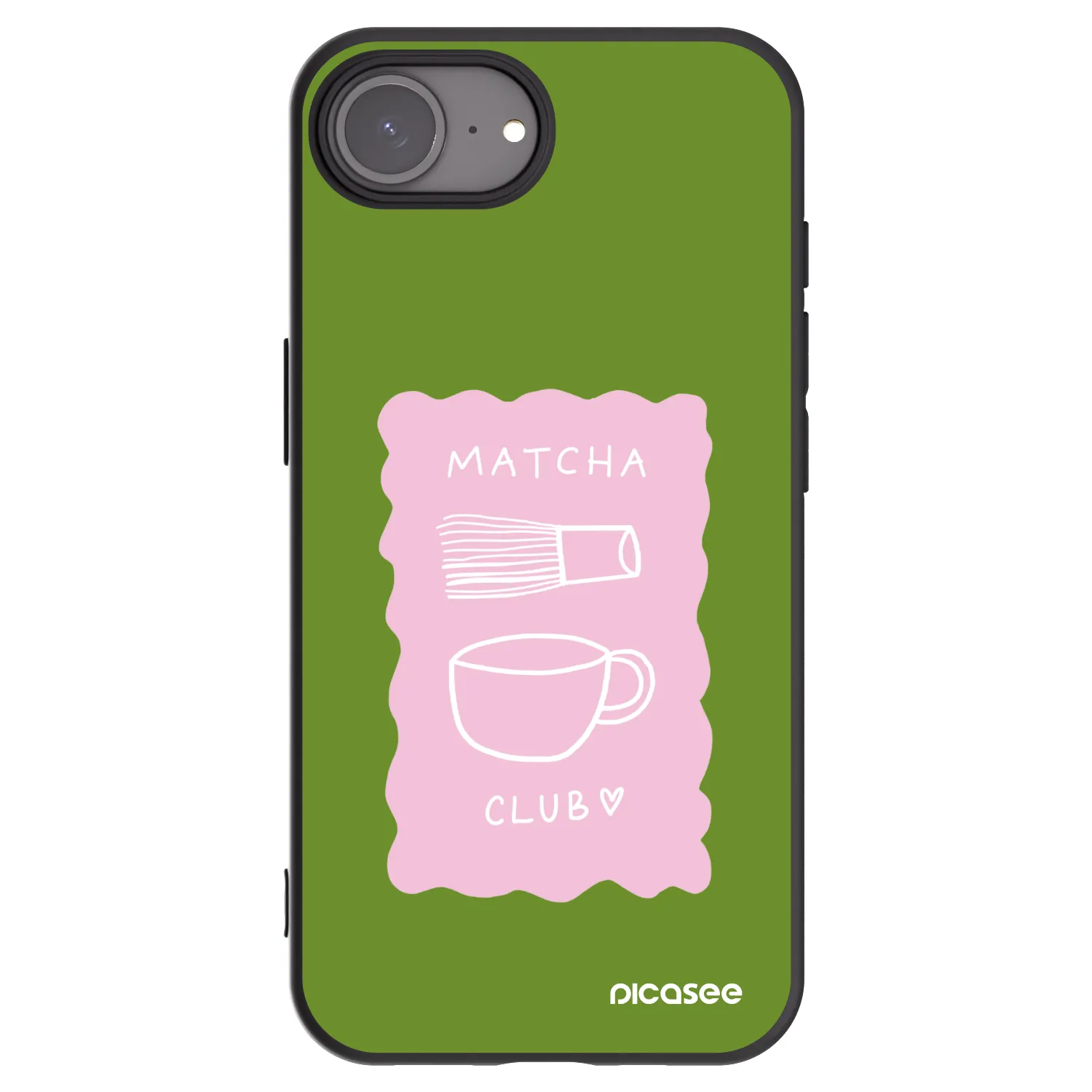 Picasee fekete szilikon tok az alábbi mobiltelefonokra Apple iPhone 17e - Matcha club