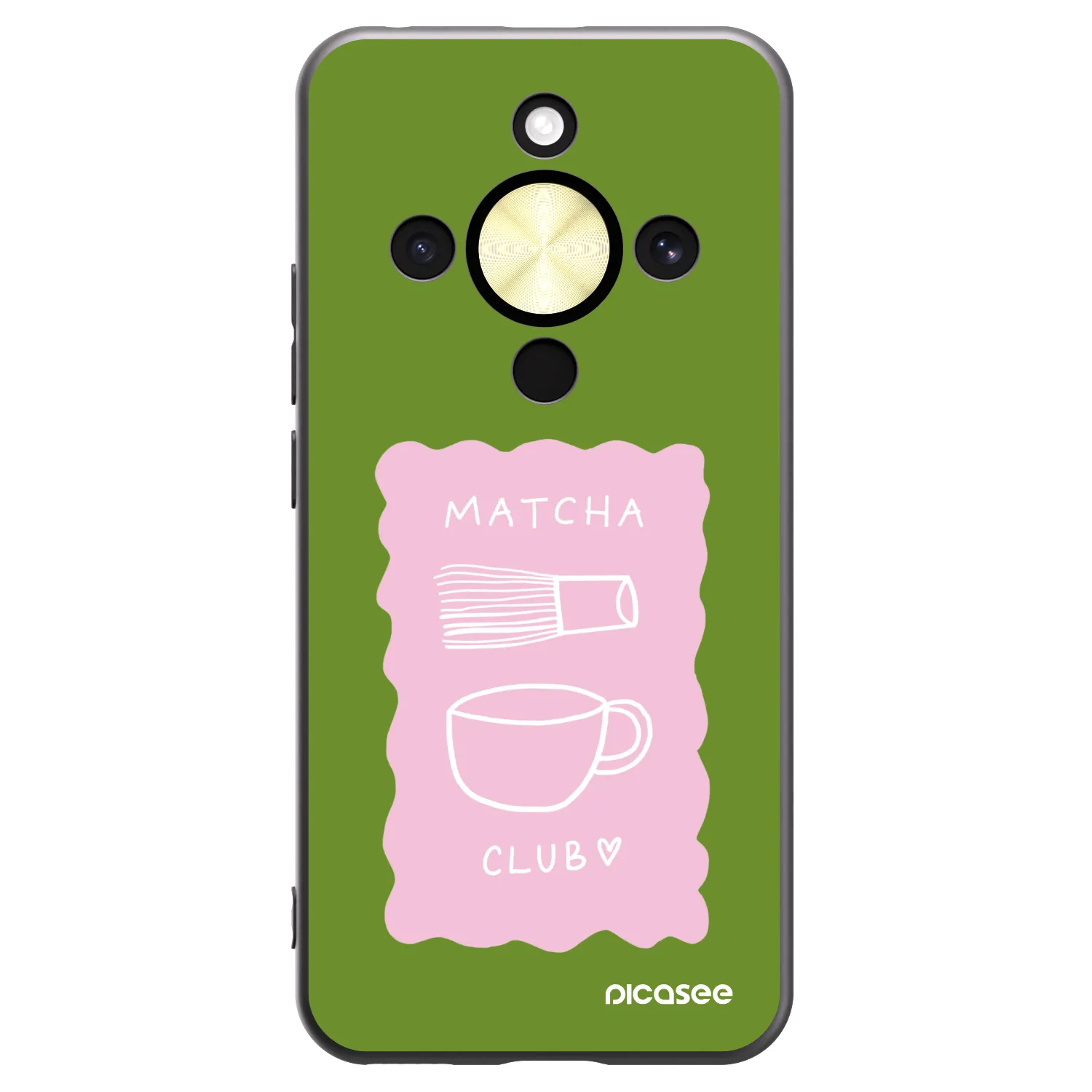 Picasee fekete szilikon tok az alábbi mobiltelefonokra Honor Magic8 Lite 5G - Matcha club