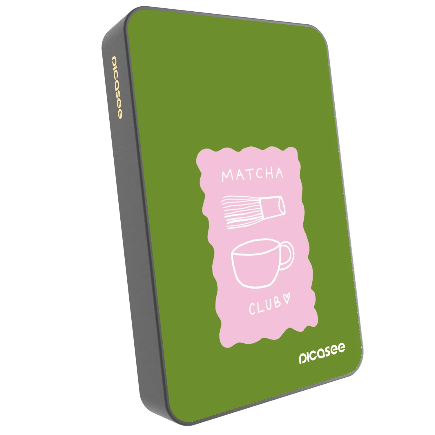 Picasee Powerbank MagSafe 10 000 mAh Szürke - Matcha club