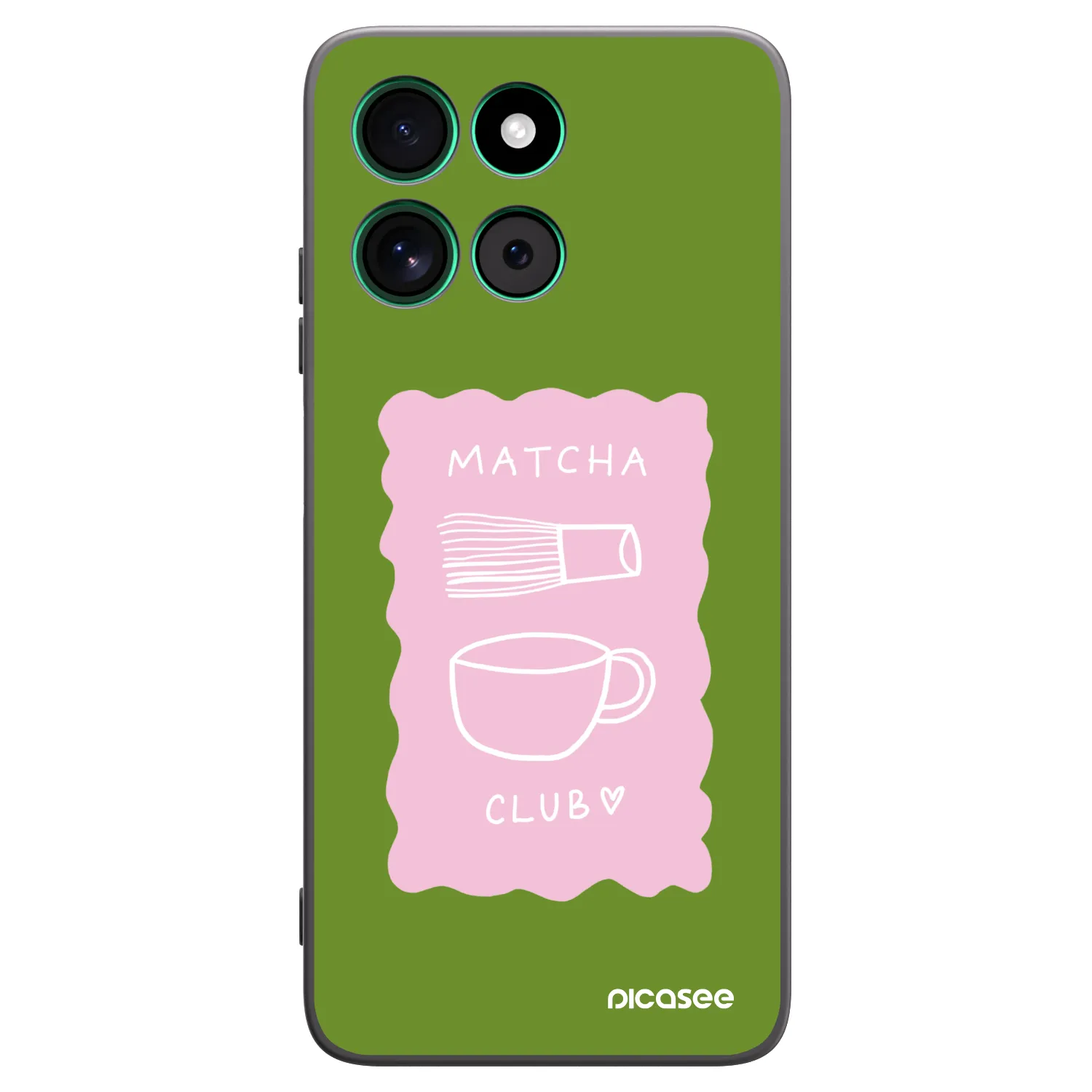 Picasee fekete szilikon tok az alábbi mobiltelefonokra Motorola Moto G57 Power - Matcha club