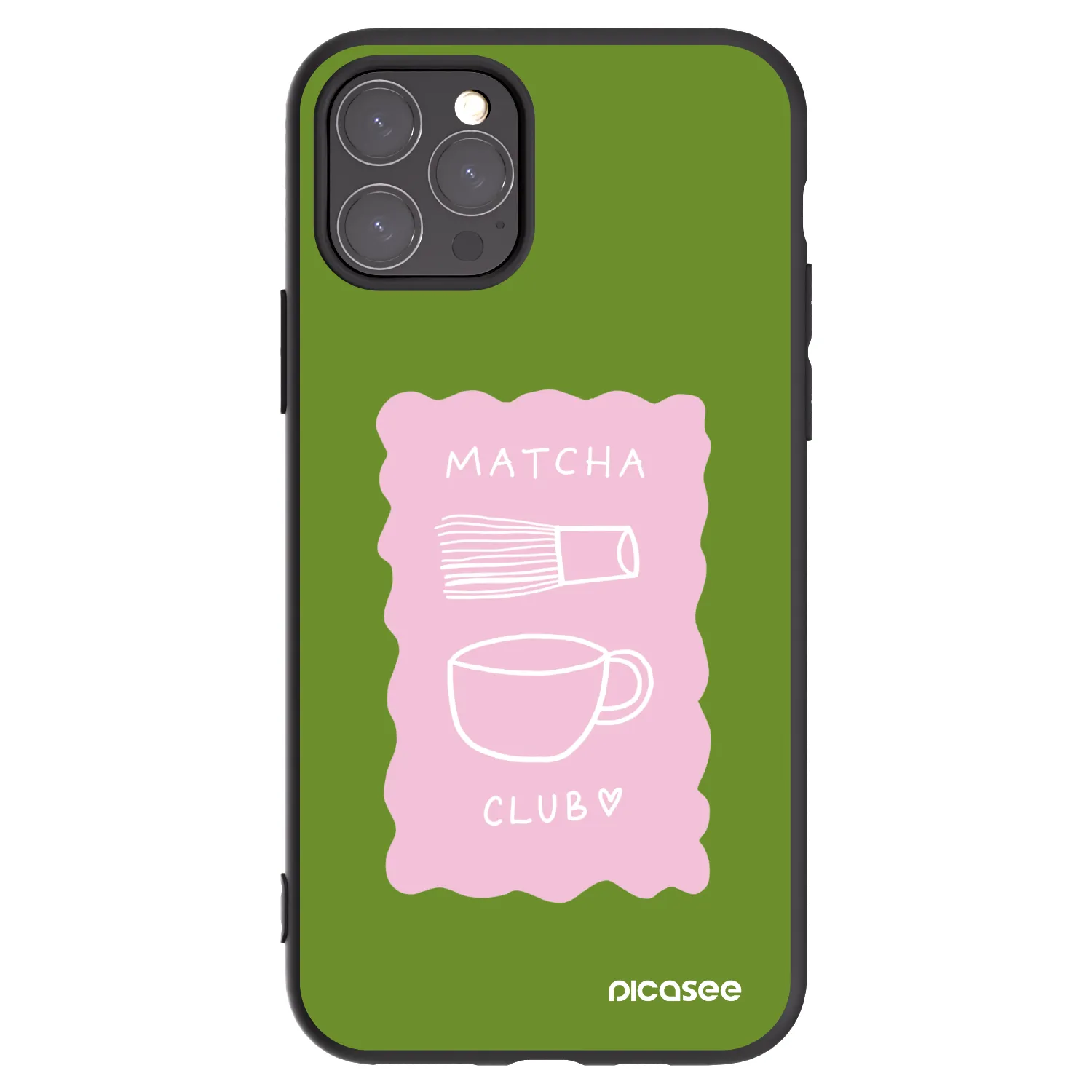 Picasee fekete szilikon tok az alábbi mobiltelefonokra Apple iPhone 11 Pro - Matcha club