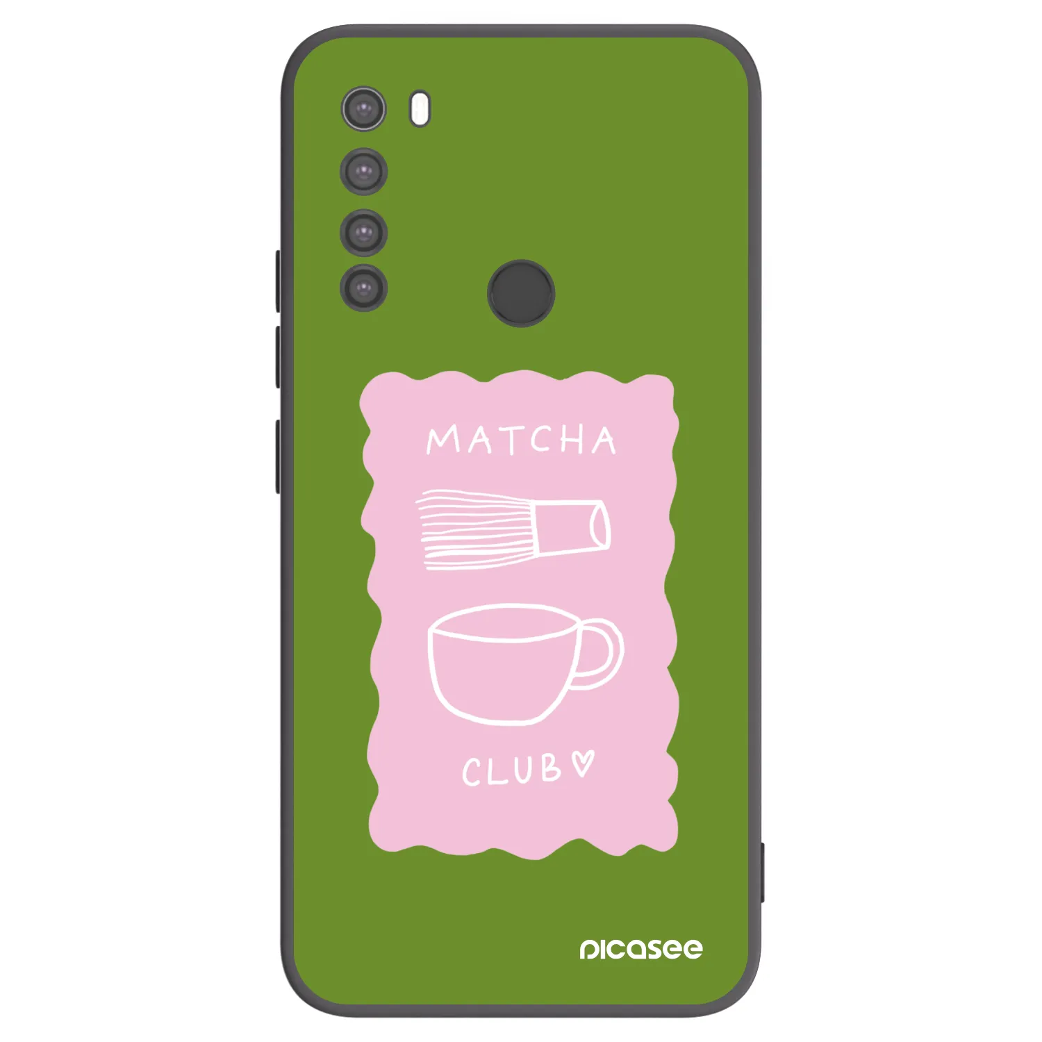 Picasee fekete szilikon tok az alábbi mobiltelefonokra Xiaomi Redmi Note 8 - Matcha club