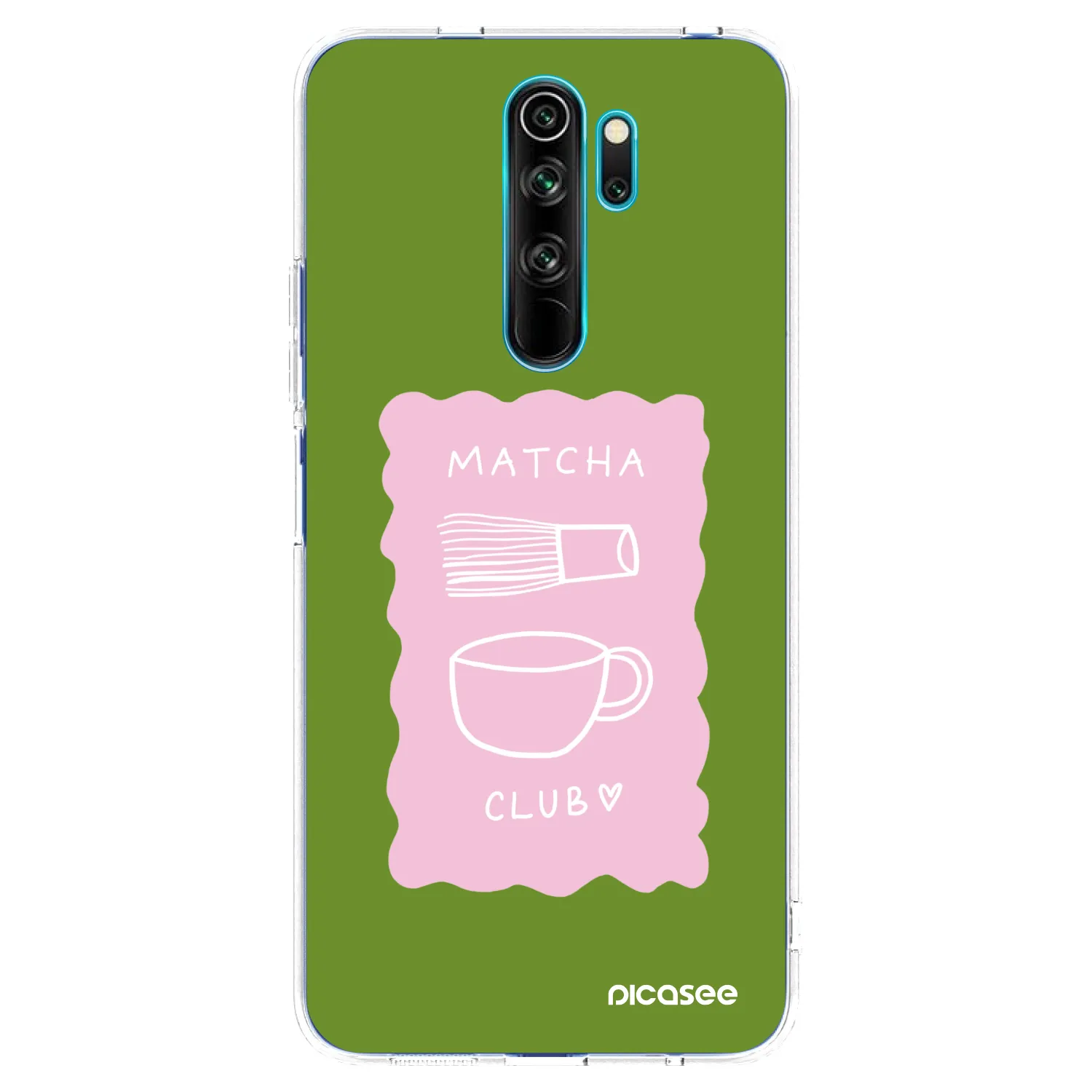 Picasee átlátszó szilikon tok az alábbi mobiltelefonokra Xiaomi Redmi Note 8 Pro - Matcha club