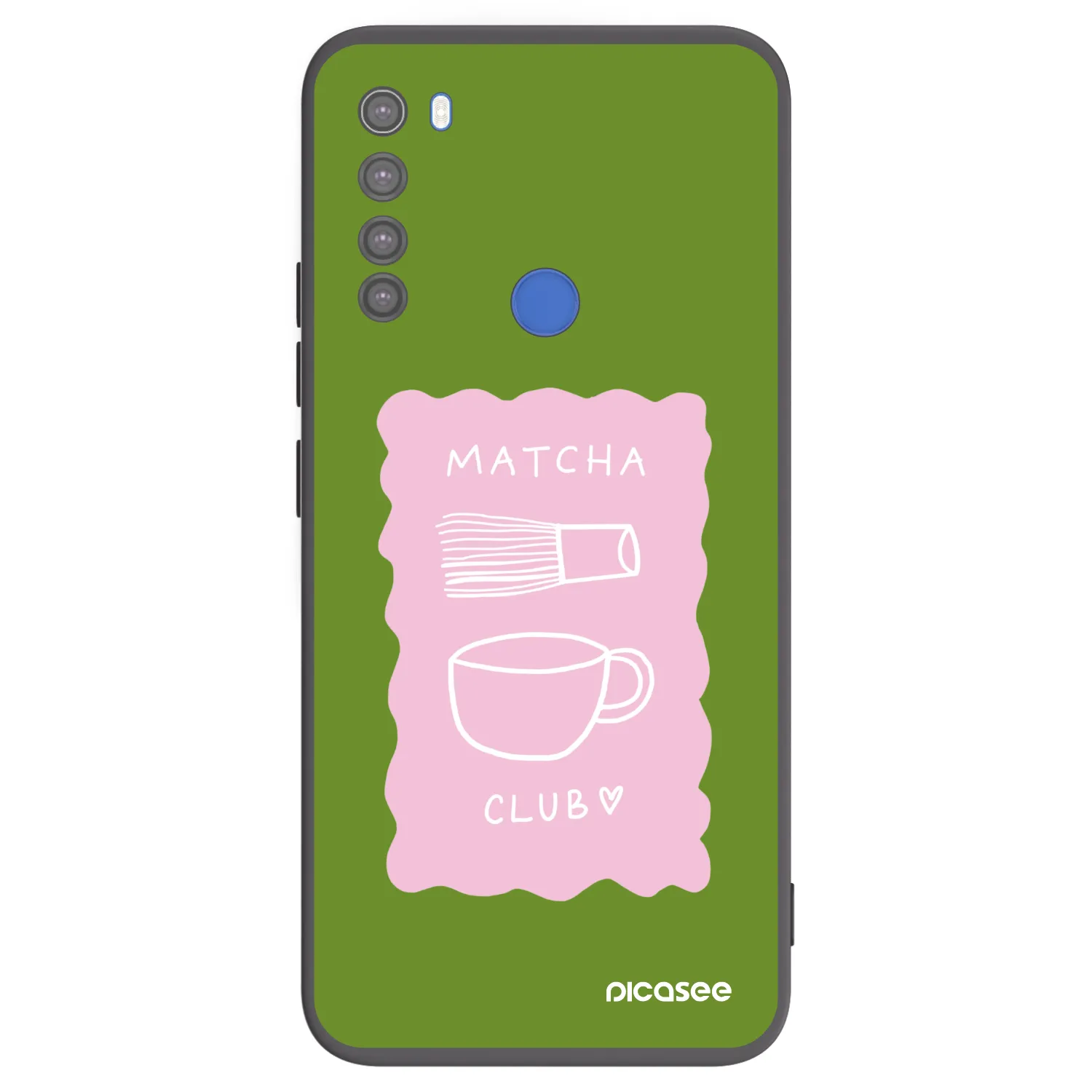 Picasee fekete szilikon tok az alábbi mobiltelefonokra Xiaomi Redmi Note 8T - Matcha club