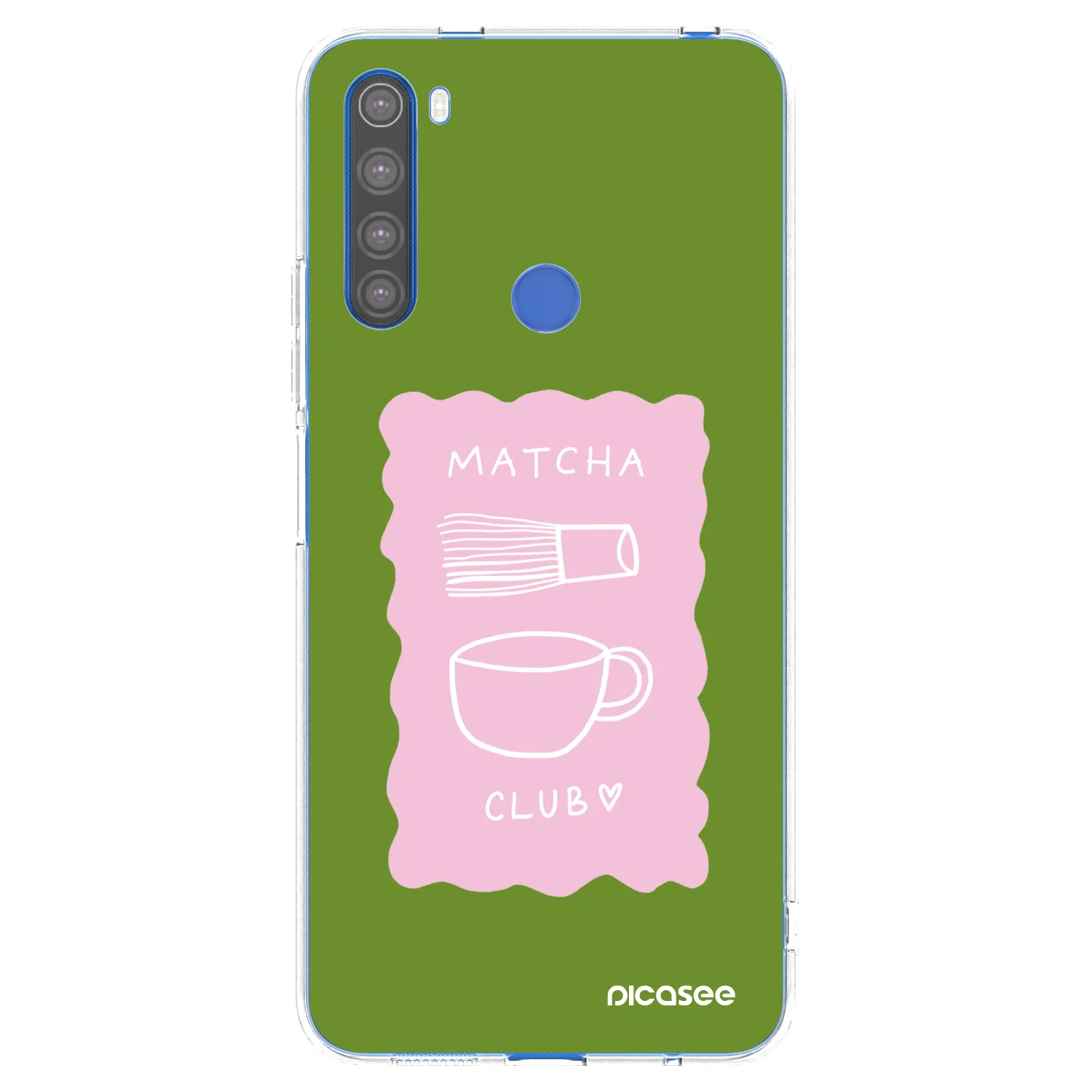 Picasee átlátszó szilikon tok az alábbi mobiltelefonokra Xiaomi Redmi Note 8T - Matcha club