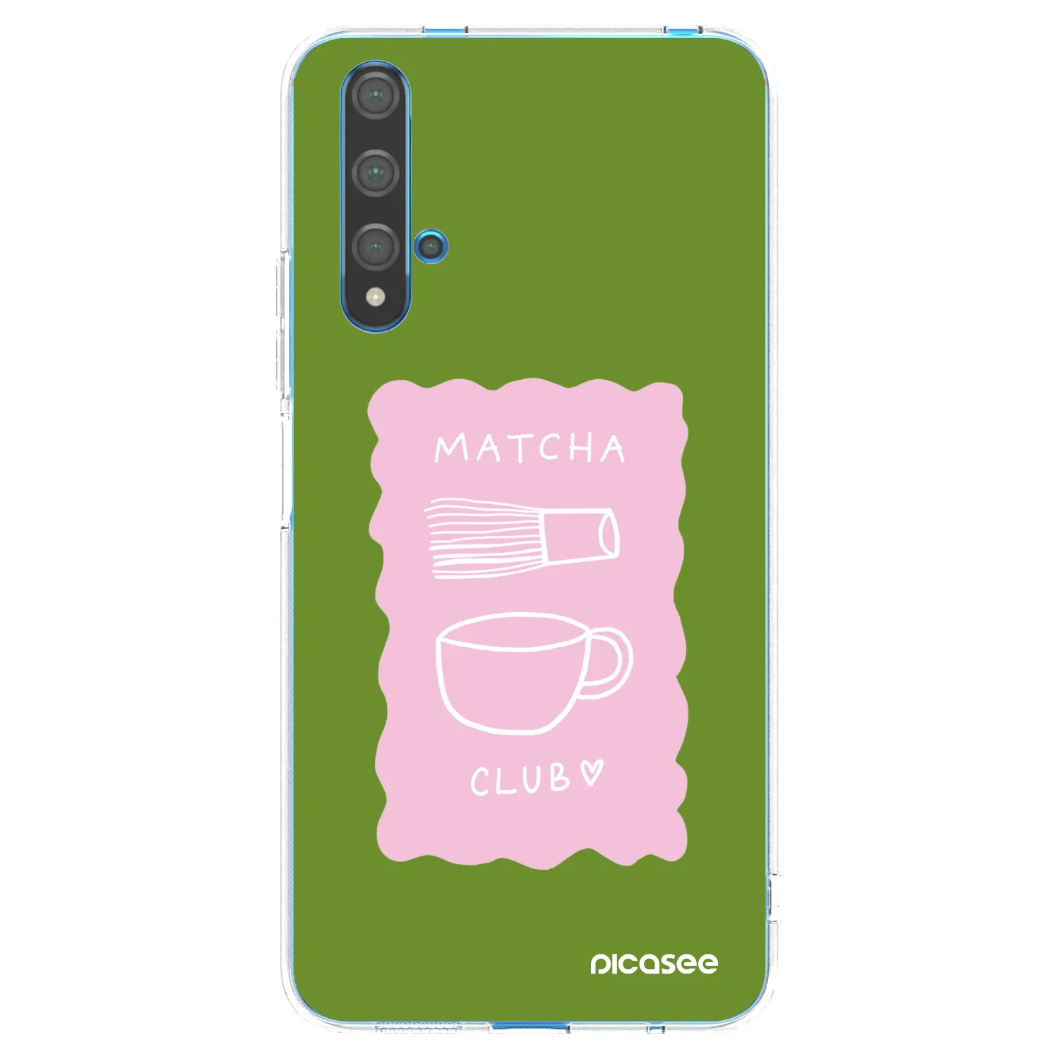 Picasee átlátszó szilikon tok az alábbi mobiltelefonokra Huawei Nova 5T - Matcha club