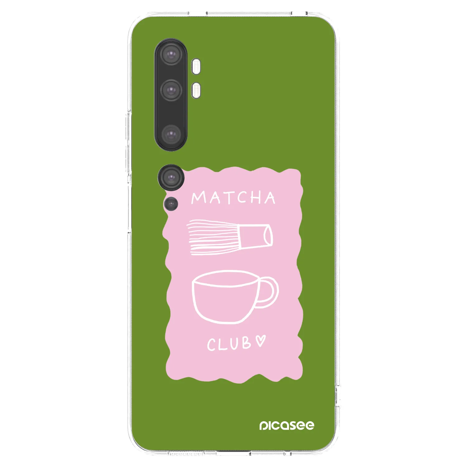 Picasee átlátszó szilikon tok az alábbi mobiltelefonokra Xiaomi Mi Note 10 (Pro) - Matcha club
