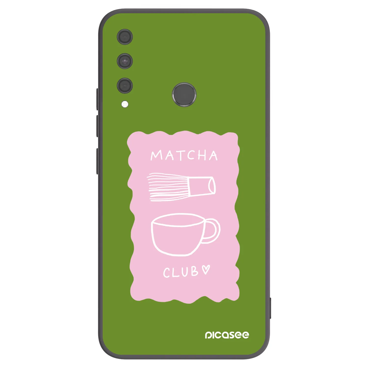 Picasee fekete szilikon tok az alábbi mobiltelefonokra Huawei P40 Lite E - Matcha club