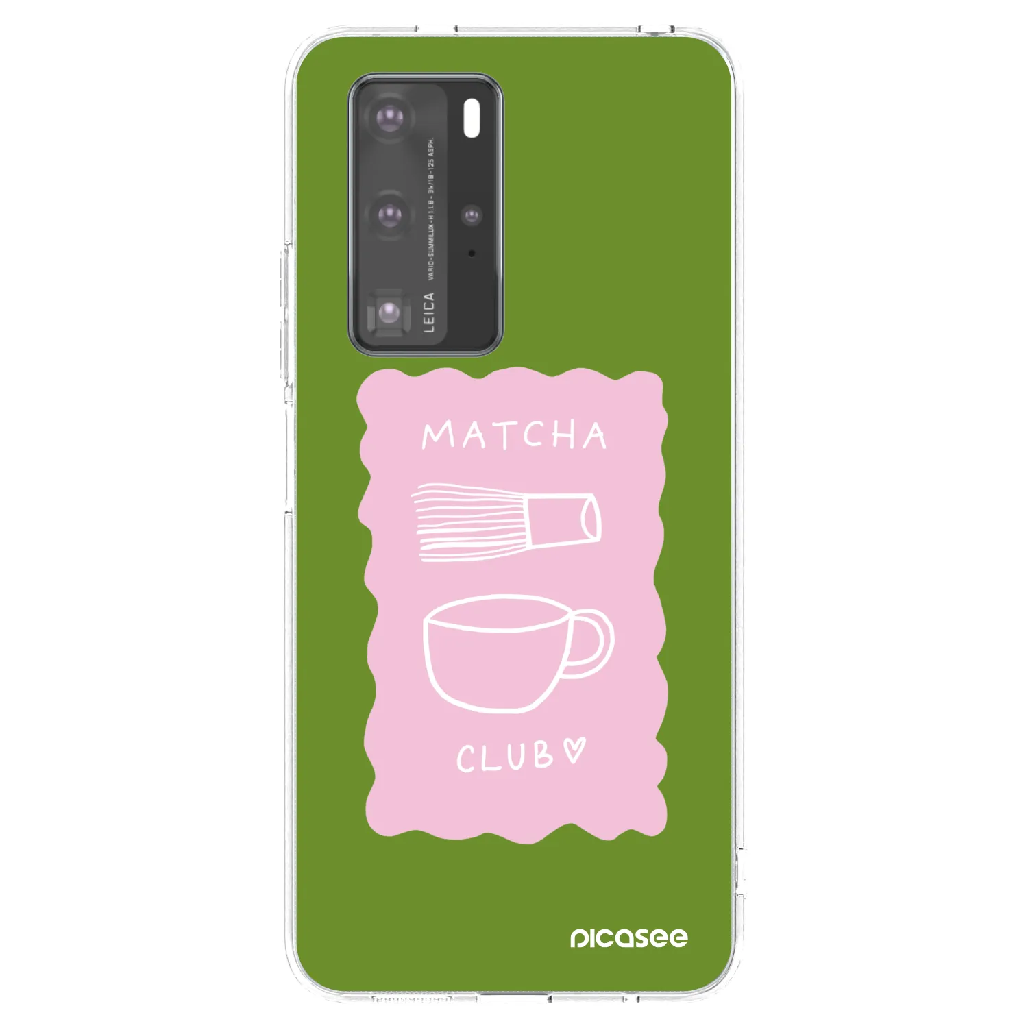 Picasee átlátszó szilikon tok az alábbi mobiltelefonokra Huawei P40 Pro - Matcha club