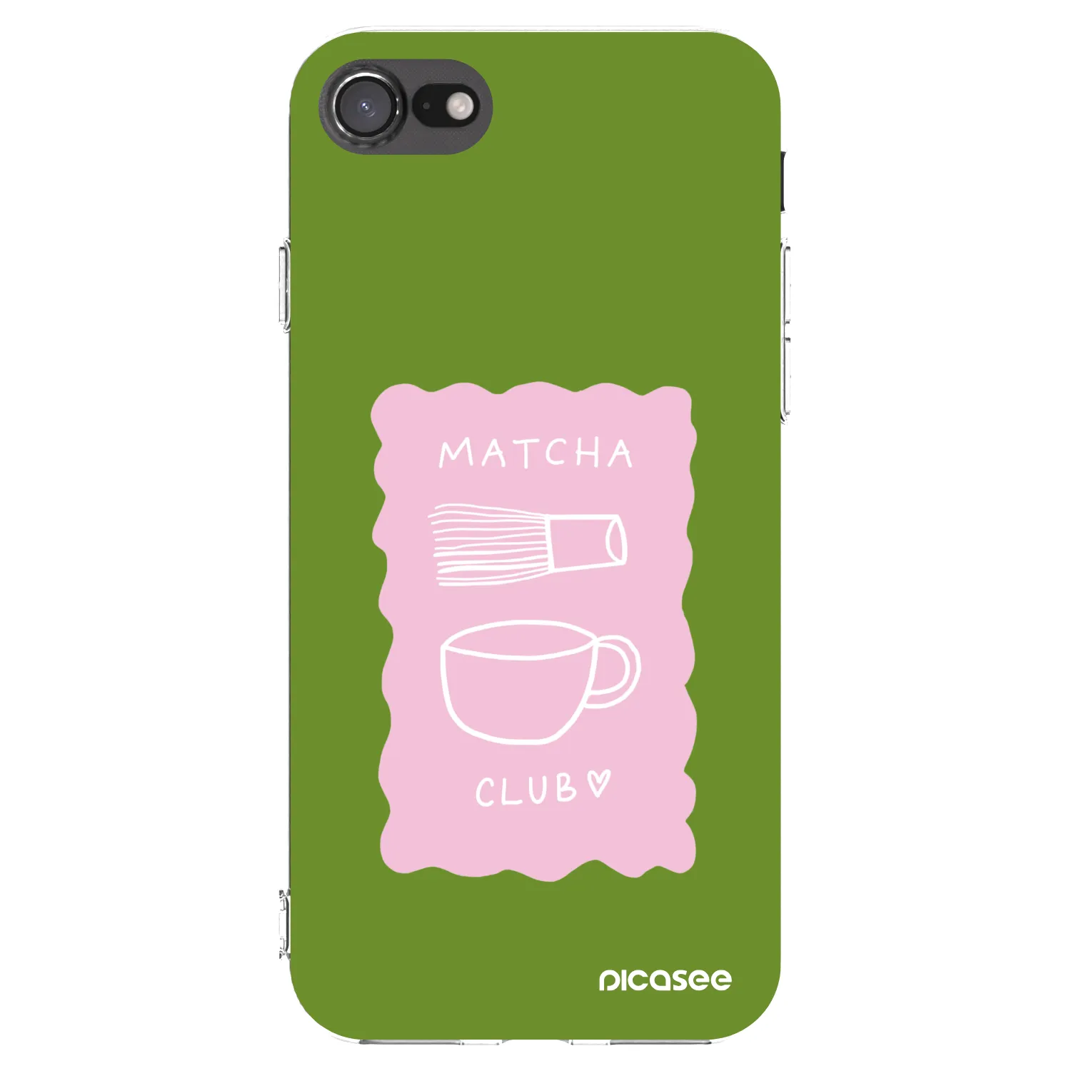 Picasee átlátszó szilikon tok az alábbi mobiltelefonokra Apple iPhone SE 2020 - Matcha club
