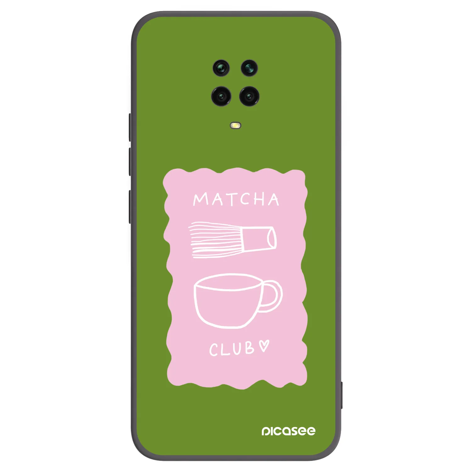 Picasee fekete szilikon tok az alábbi mobiltelefonokra Xiaomi Redmi Note 9 Pro - Matcha club