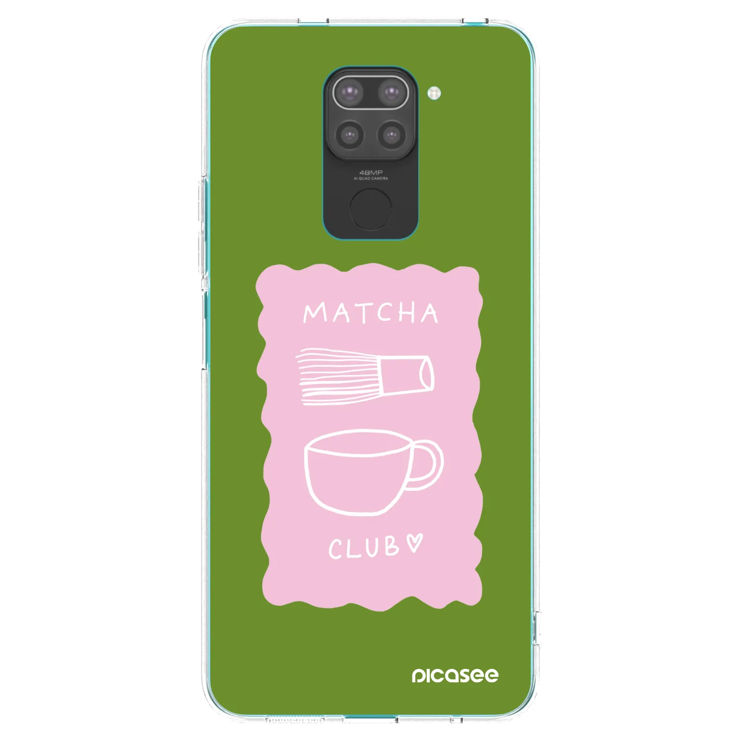 Picasee fekete szilikon tok az alábbi mobiltelefonokra Xiaomi Redmi Note 9 - Matcha club