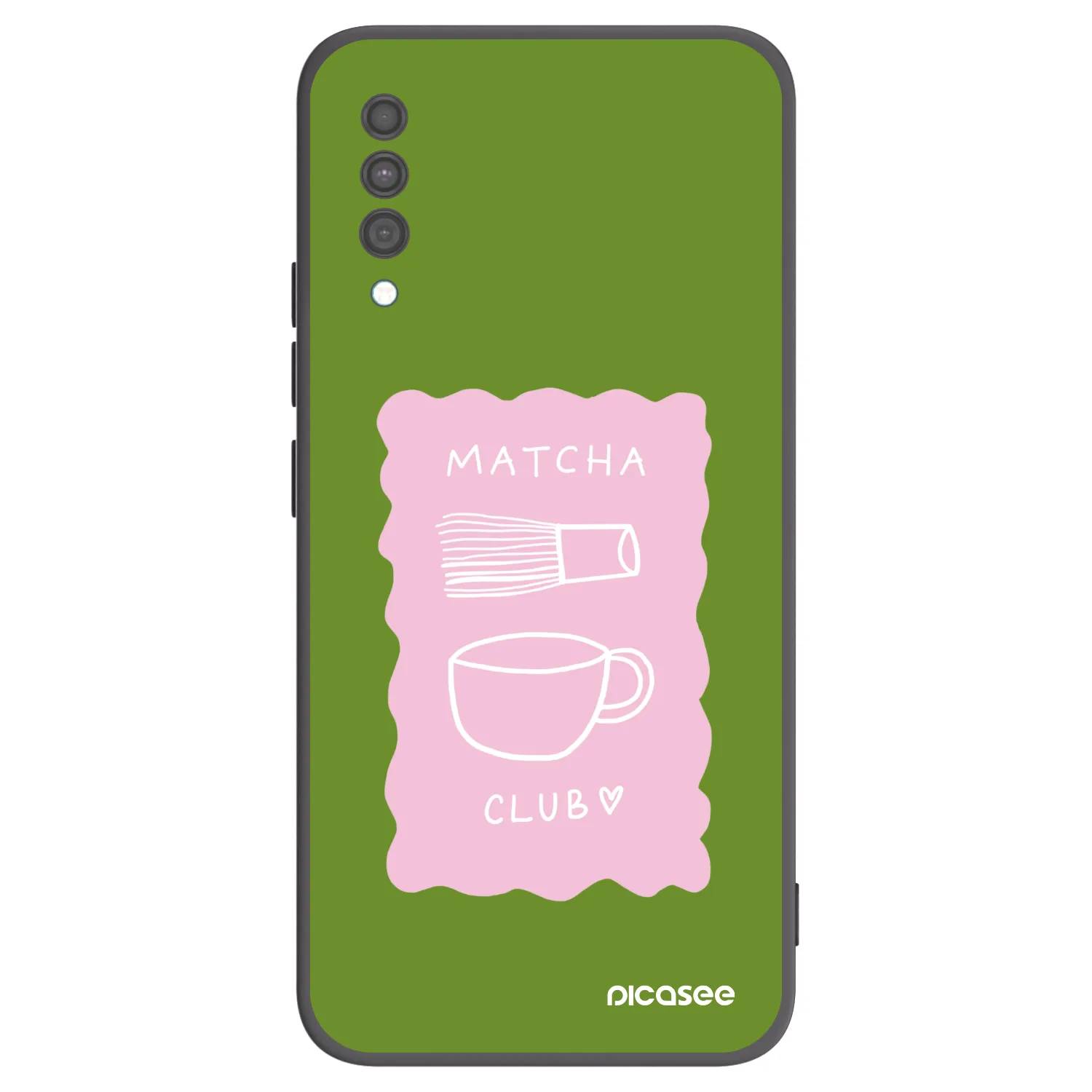 Picasee fekete szilikon tok az alábbi mobiltelefonokra Samsung Galaxy A30s A307F - Matcha club