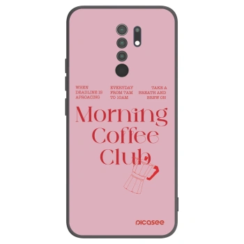 Picasee fekete szilikon tok az alábbi mobiltelefonokra Xiaomi Redmi 9 - Morning