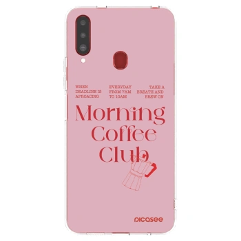 Picasee átlátszó szilikon tok az alábbi mobiltelefonokra Samsung Galaxy A20s - Morning