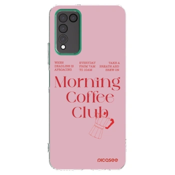 Picasee átlátszó szilikon tok az alábbi mobiltelefonokra Honor 10X Lite - Morning