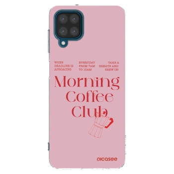 Picasee átlátszó szilikon tok az alábbi mobiltelefonokra Samsung Galaxy A12 A125F - Morning