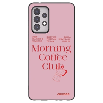 Picasee fekete szilikon tok az alábbi mobiltelefonokra Samsung Galaxy A52 5G A525F - Morning