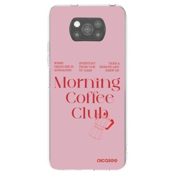 Picasee fekete szilikon tok az alábbi mobiltelefonokra Xiaomi Poco X3 Pro - Morning