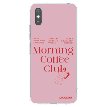 Picasee átlátszó szilikon tok az alábbi mobiltelefonokra Xiaomi Redmi 9AT - Morning