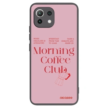 Picasee fekete szilikon tok az alábbi mobiltelefonokra Xiaomi Mi 11 Lite - Morning