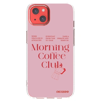 Picasee átlátszó szilikon tok az alábbi mobiltelefonokra Apple iPhone 13 - Morning