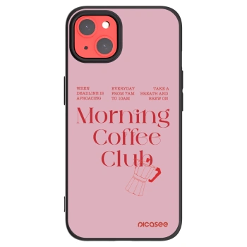 Picasee fekete szilikon tok az alábbi mobiltelefonokra Apple iPhone 13 - Morning