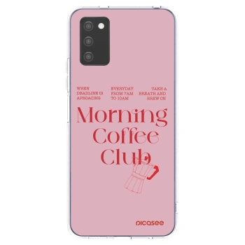 Picasee átlátszó szilikon tok az alábbi mobiltelefonokra Samsung Galaxy A02s A025G - Morning