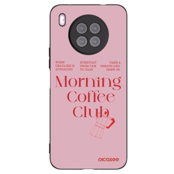 Picasee fekete szilikon tok az alábbi mobiltelefonokra Huawei Nova 8i - Morning