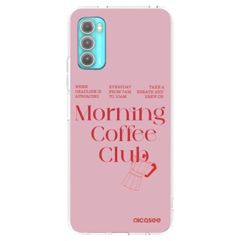 Picasee átlátszó szilikon tok az alábbi mobiltelefonokra Motorola Moto G60 - Morning