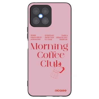 Picasee fekete szilikon tok az alábbi mobiltelefonokra Honor X8 4G - Morning